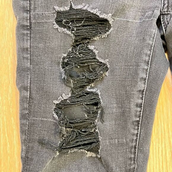 American Eagle Next Level Stretch Hi-Rise Jegging Crop in Black Women’s 6 Short - Picture 3 of 12